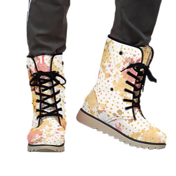 Winterboots mit Hundemotiv Bumsi - gefütterte Winterschuhe, Stiefel, bunt, Grösse 35-44, Mix, Mischling, Staffordshire, Staff, AmStaff, SOKA, Familienhunde